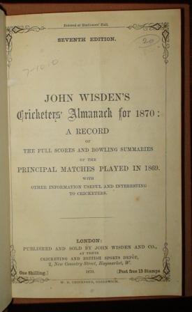 1870 Wisden