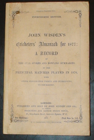 Wisden 1877