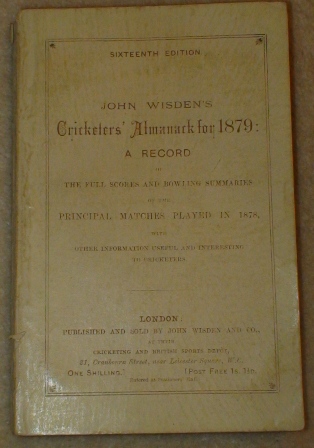 1879 Wisden Paperback