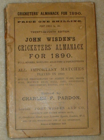 1890 Wisden Paperback