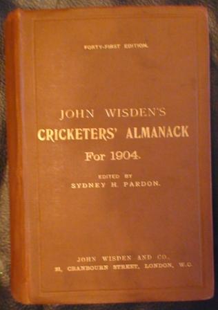 1904 Wisden Hardback