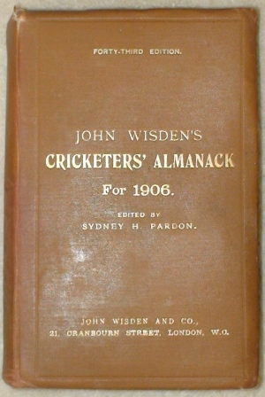 1906 Hardback Wisden