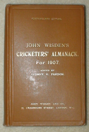 1907 Hardback Wisden