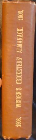 1908 Wisden Hardback