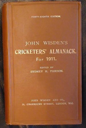 1911 Wisden Hardback