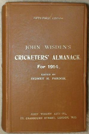 1914 Wisden Hardback