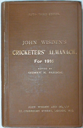 1916 Wisden