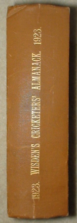 1923 Wisden Hardback