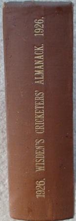 1926 Wisden Hardback