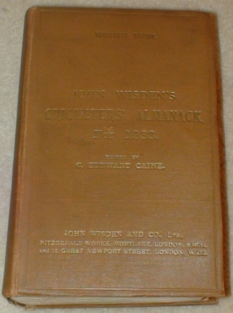 1933 Hardback Wisden