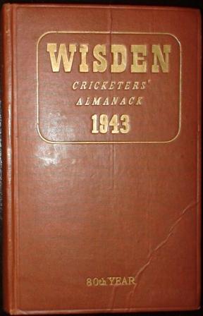 1943 Wisden Hardback