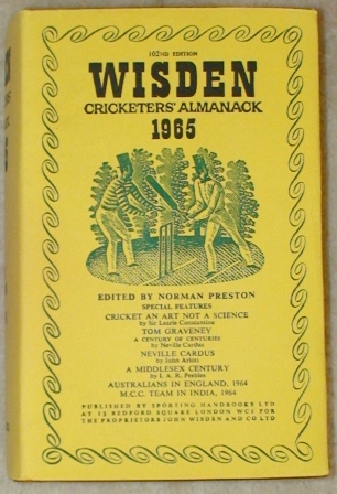 1965 Hardback Wisden