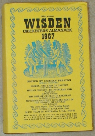 1967 Hardback Wisden