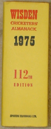 1975 Hardback Wisden