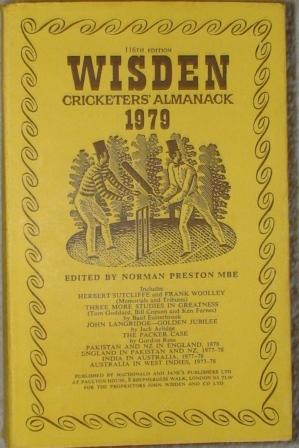 1979 Wisden Hardback & Dust Jacket