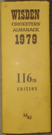 1979 Wisden Hardback & Dust Jacket
