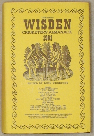 1981 Wisden Hardback