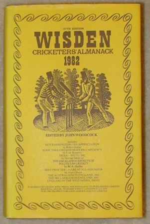 1982 Wisden Hardback