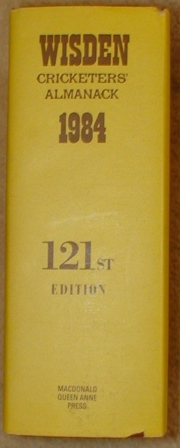 1984 Wisden Hardback