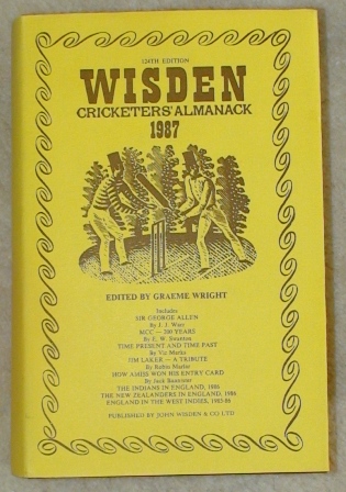 1987 Wisden Hardback