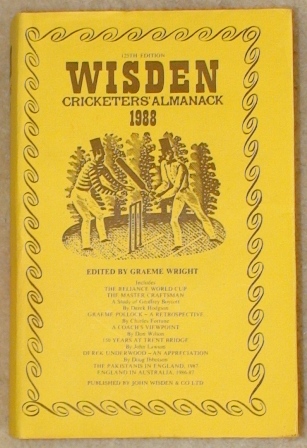 1988 Wisden Hardback