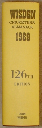 1989 Wisden Hardback