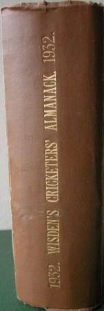 1932 Wisden Hardback