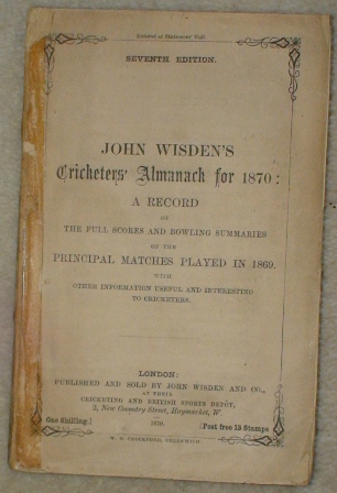 1870 Wisden