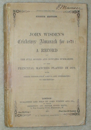 1871 Wisden