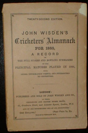 1885 Wisden