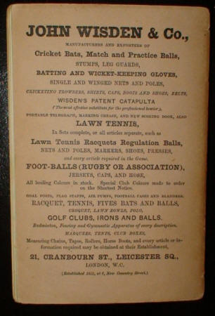 1885 Wisden