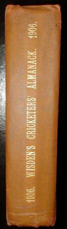 Wisden 1906 Hardback