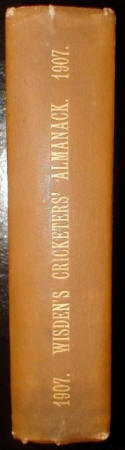 Wisden 1907 Hardback