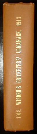1913 Wisden Hardback