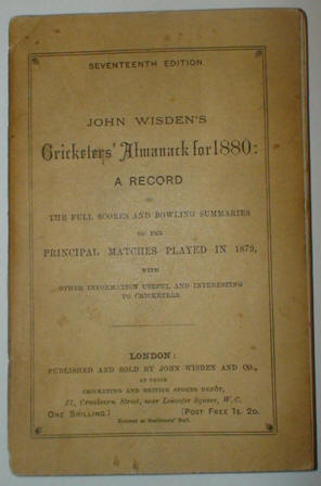 1880 Wisden