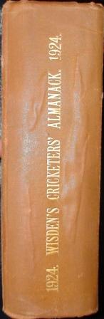 1924 Wisden Hardback
