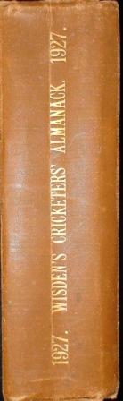 1927 Wisden Hardback