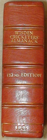 Wisden Leather Set Spine