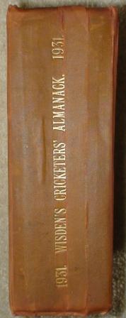 1931 Wisden Hardback