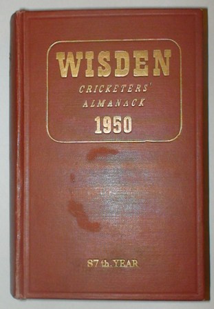1950 Wisden Hardback