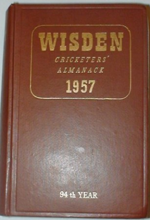 1957 Wisden Hardback