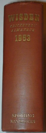 1953 Wisden Hardback