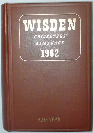 1962 Wisden Hardback